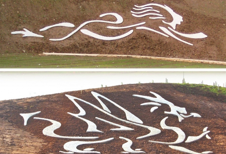 kształty lwa i smoka wykonane z ProEdge